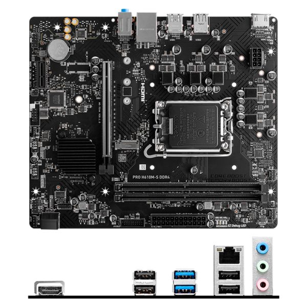 Motherboard MSI PRO H610M-S DDR4, Chipset Intel H610, LGA1700, mATX