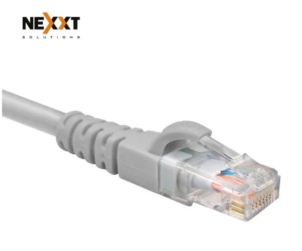 PATCH CORD NEXXT SOLUTIONS - CAT6 1FT - 30cm -GRIS